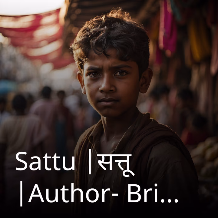 Sattu |सत्तू |Author- Brinda Ankit Dave Sattu |सत्तू |Author- Brinda Ankit Dave
