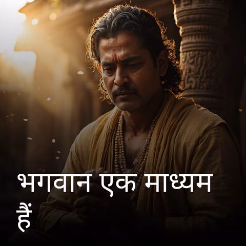 भगवान एक माध्यम हैं 