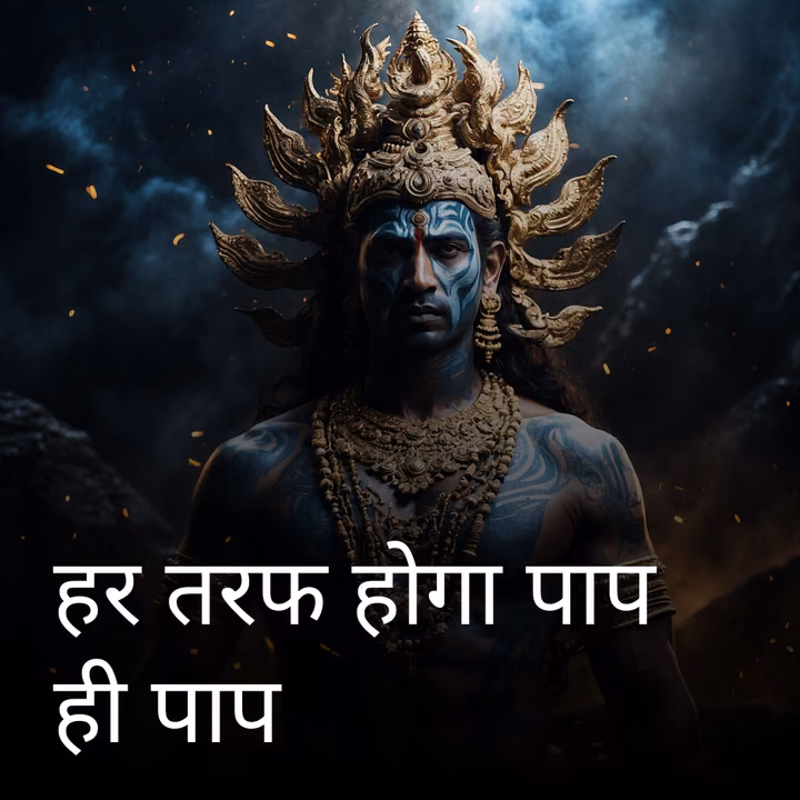 हर तरफ होगा पाप ही पाप हर तरफ होगा पाप ही पाप