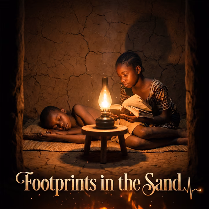 Footprints in the Sand. Footprints in the Sand.