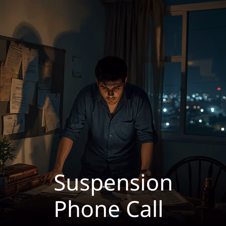 Suspension Phone Call Suspension Phone Call