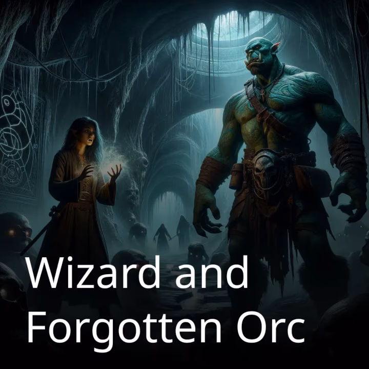 Wizard and Forgotten Orc Wizard and Forgotten Orc